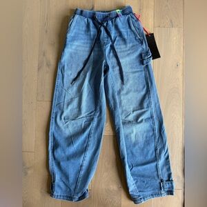 Women's Blue Wide Leg Jeans